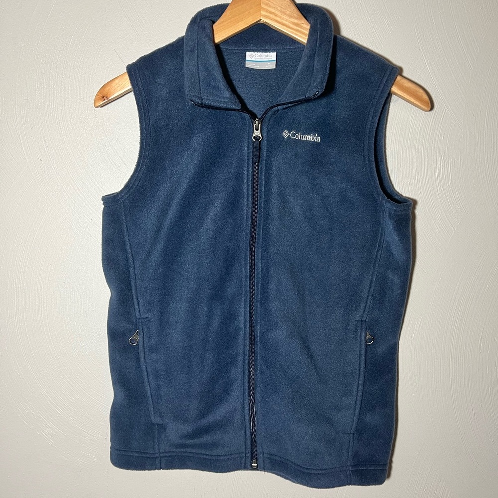 Columbia Children’s Medium (M) 10/12 Fleece Vest Blue